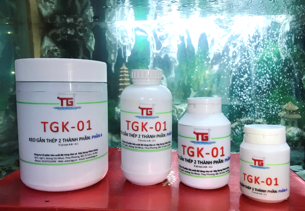 Keo gắn thép và nối thép TGK-01